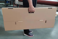 Table ondulé en papier écologique, meuble pliable en carton, bricolage, offre spéciale