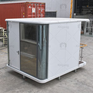 Современный модульный сборный дом треугольная плоская крыша водонепроницаемый солярий стеклянный дом дизайн отелей на открытом воздухе виллы алюминиевая рама - Product Image 1