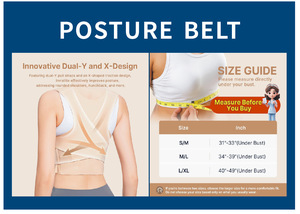 <span class=keywords><strong>Ceinture</strong></span> de maintien dorsal réglable <span class=keywords><strong>pour</strong></span> femmes et hommes, soutien lombaire, soutien des épaules, amélioration de <span class=keywords><strong>la</strong></span> <span class=keywords><strong>posture</strong></span>, soulagement des douleurs dorsales - Product Image 3