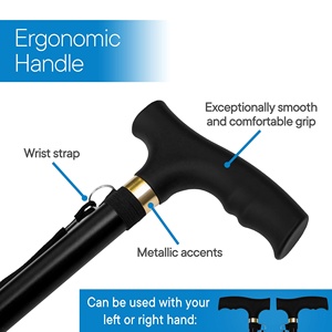 Bastón de Senderismo Plegable de 3 Secciones de Fibra de Carbono y EVA con Punta de Tungsteno para Montañismo y Senderismo - Product Image 6
