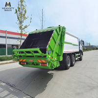 Camion à ordures compacteur HEAVSTY Diesel Euro 6 à moteur multi-puissance avec télécommande sans fil Dongfeng Huashen T5 CLD5250ZYSEQ6
