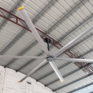 พัดลมอุตสาหกรรมขนาดใหญ่ LONGWELL ประหยัดพลังงาน ขายดี ขนาด 24 ฟุต 2.6-7.3 เมตร มอเตอร์แม่เหล็กถาวร พัดลม HVLS สำหรับติดเพดาน - Product Image 2