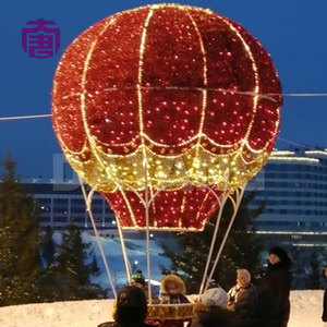Luces Decorativas de Globos Aerostáticos Navideños, Luces LED Impermeables para Exteriores, Decoración para Plazas, Calles, Parques, Festivales, Celebraciones de Invierno - Product Image 4