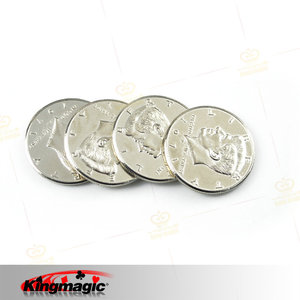 Moneda de doble cara G1292, versión estadounidense, accesorio de magia de monedas para trucos de cerca King Magic, fabricante mayorista de monedas mágicas - Product Image 3