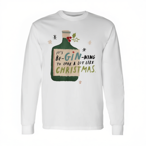 Démarquez-vous de Noël avec ce T-shirt à manches longues unisexe pour adulte, col rond, impression numérique promotionnelle - Product Image 3