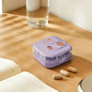 Boîte <span class=keywords><strong>de</strong></span> rangement pour médicaments JUXINDA, petite boîte à pilules portable, <span class=keywords><strong>mini</strong></span> boîte <span class=keywords><strong>de</strong></span> rangement simple pour les repas quotidiens et 7 jours par semaine - Product Image 1