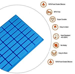 Без BPA, узкая прямоугольная силиконовая карамельная форма для конфет, форма для шоколада, для трюфелей, Ганаш, желе, пралиновое масло, лоток для льда - Product Image 4