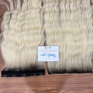 MEGA SOLDES Extensions de cheveux à clips, diverses couleurs, nombreuses textures, cheveux humains vietnamiens, extensions de cheveux humains, sans perte, sans nœuds - Product Image 6