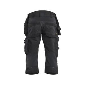 BLAKLADER - 197711499999C62 Durable pirate <b>shorts</b> in two-way <b>stretch</b> Black/Black - EAN 7330509957264 <b>WORK</b> TROUSERS <b>WORK</b> <b>SHORTS</b> - Product Image 2