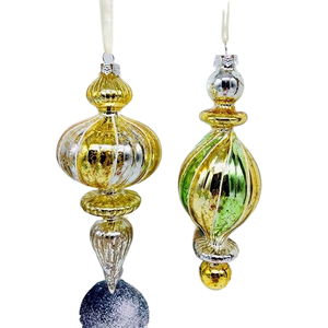 Décorations de Noël <span class=keywords><strong>vintage</strong></span> 12 boules d'arbre de Noël en verre boîte originale antique - Product Image 3