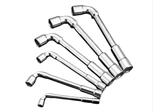 Llave de Tubo Hexagonal Tipo L de 6-18 mm, Doble Extremo, Perforada, Cromada, Herramienta Manual para Reparación de Automóviles - Product Image 3