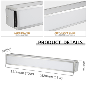 Lámpara de Pared LED Moderna de Lujo Nórdico para Sala de Estar, Dormitorio, Hotel, Pasillo, Luz Blanca Cálida, Alto CRI 80, 30000 Horas de Vida Útil - Product Image 2