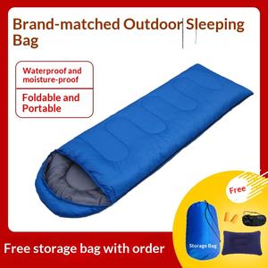 Sac de couchage enveloppant pour adulte, pour camping et randonnée en extérieur, rembourré en coton, isolé, résistant à la tension, confortable pour le printemps/l'automne, idéal pour la sieste. - Product Image 1