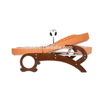 Lit de massage de thérapie thermique avec partie de jambe de pétrissage Airbag et rouleau de jade arrière pour presse et techniques de pétrissage