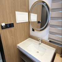 Maison Conteneur en Acier Extensible Moderne de Luxe Villa Détachable et Application Hôtelière avec Matériel de Panneau Sandwich
