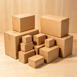Cajas de Cartón Corrugado para Envíos Postales y Logística de Comercio Electrónico, Personalizadas de Fábrica, Número 1-12, Extra Resistentes, Venta al Por Mayor - Product Image 3