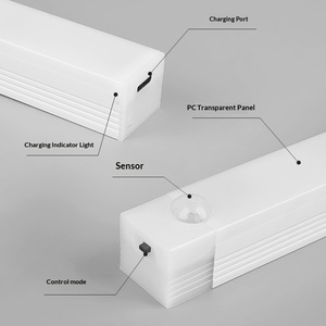 Tira de Luz <span class=keywords><strong>LED</strong></span> Inteligente Ultrafina <span class=keywords><strong>con</strong></span> Sensor de Movimiento, Tres Colores, Recargable, Conexión Directa, Iluminación <span class=keywords><strong>Bajo</strong></span> Muebles para Cocinas y Armarios - Product Image 3