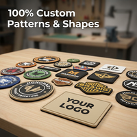 Écussons PVC personnalisés, badges en caoutchouc 3D en relief, étiquettes en silicone imperméables avec fermeture auto-agrippante pour vêtements, sacs, chapeaux