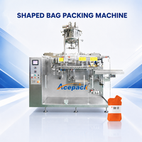 Machine d'emballage de sacs de forme horizontale pour liquides alimentaires et café, double sortie, emballage de sacs de forme spéciale