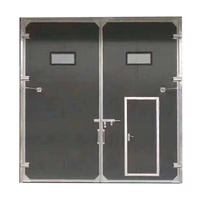 Puertas Corredizas Industriales de Acero Personalizadas, Puertas Industriales de Una o Dos Hojas para Fábrica y Almacén
