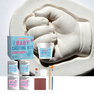 Kit <span class=keywords><strong>de</strong></span> moulage 3D mains créatif pour la famille, bébés <span class=keywords><strong>et</strong></span> enfants, ensemble <span class=keywords><strong>de</strong></span> sculpture souvenir avec moule <span class=keywords><strong>et</strong></span> gants, cadeau commémoratif - Product Image 6
