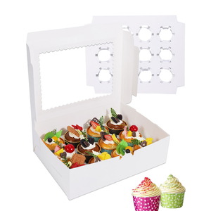 Boîte en papier Gamafen 12 pièces, boîte à gâteau intégrée de style occidental, boîte à dessert de style occidental, boîte à <span class=keywords><strong>chocolat</strong></span>, boîte à tarte aux œufs, boîte cadeau - Product Image 2