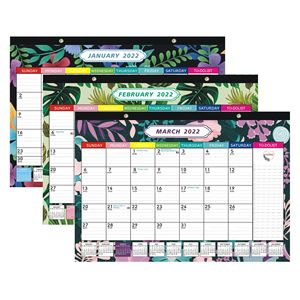 Tùy Chỉnh 2024 2025 Lớn Hàng Tháng Bàn Hoặc Tường Lịch Kế Hoạch Lớn Khổng Lồ Kế Hoạch Blotter Pad 18 Tháng Học Tập Máy Tính Để Bàn - Product Image 2