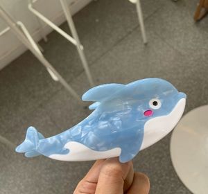 Océan Acétate Animal Dauphin <span class=keywords><strong>Crabe</strong></span> Clown Poisson Cheveux Accessoires Ponytail Clip - Product Image 5