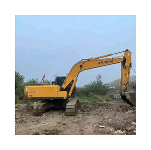 Precio barato Excavadora de ruedas Hyundai 215 usada de alta calidad con motor de caja de cambios y bomba-21 Ton 0,92 m Capacidad de cubo Venta - Product Image 1