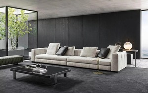 Customized Modern <b>Gold</b> Throne Decor <b>Sofa</b> Set Luxury Stainless Steel Fabric for Home Furniture for Hotel Living Room Modern - Product Image 1