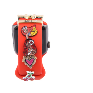 Fabrika toptan Metal saat kayışı Charms için saat kayışı 38/40/42/44mm akıllı saat Charms için IWatch 6 Se kayış - Product Image 6