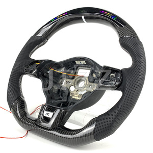 Para <span class=keywords><strong>Volkswagen</strong></span> <span class=keywords><strong>Golf</strong></span> MK6 <span class=keywords><strong>GTI</strong></span> 2008 2009 2010 <span class=keywords><strong>2012</strong></span> 2013 volante de fibra de carbono pantalla LED Interior automotriz - Product Image 1