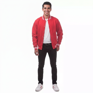 Direct Bulk Seller Varsity Jackets Offering Factory Pricing Custom Branding Front 100% Cotton Winter Large Volume Manufacturing - Product Image 1