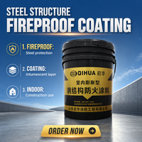 Peinture ignifuge intumescente pour structure en acier intérieure, revêtement pour bâtiment industriel, retardateur de flamme, vente en gros directe d'usine