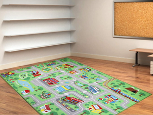 <span class=keywords><strong>Tapis</strong></span> d'éveil pour enfant, <span class=keywords><strong>tapis</strong></span> <span class=keywords><strong>de</strong></span> jeu extra large pour la <span class=keywords><strong>vie</strong></span> urbaine, jeu éducatif pour bébé - Product Image 2