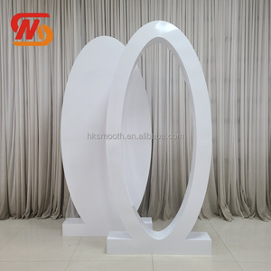 SMOOTH Factory Newest Fashion Metal <b>Backdrop</b> Luxury Arch Stage Stand <b>Frame</b> Panel for Wedding Event Decoration - Product Image 1