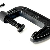 Pince à bois en C avec cadre en acier forgé, 2, 3, 4, 5, 6, 8, 10, 12 pouces, vis de serrage en C
