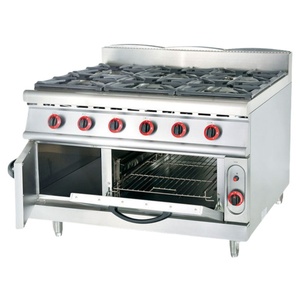 Horno de Gas Comercial de Acero Nuevo con 2/4/6 Quemadores, Parrilla y Fácil Operación, Cocina para Restaurante, Ideal para Carnes y Panadería - Product Image 3