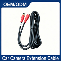 Câble d'extension aviation étanche 4 broches 3m 5m 8m 10m 15m, blindé, fil de cuivre pur pour caméra de recul camion bus, personnalisable en usine