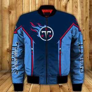 Giacca <span class=keywords><strong>da</strong></span> Uomo per <span class=keywords><strong>Football</strong></span> Americano, Giacca Sportiva Antivento Invernale con Stampa 3D di Tutte le 32 Squadre - Product Image 1