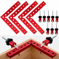 Bloc de précision à 90 degrés 120 140 160 Mm panneau d'épissage pince fixe outil pince d'angle règle carrée de positionnement en aluminium