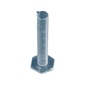 O'Kayme Plastic Graduated Cylinder 25ml <b>PP</b> Precision Measuring Lab Use - Product Image 2