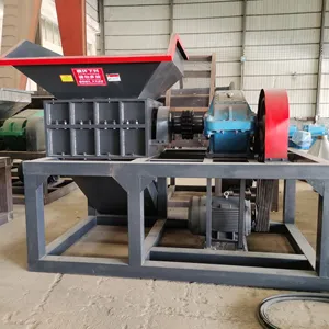 Dubbele As Shredder Machine Metalen Auto Ijzer Staal Versnipperen Mobiele Harde Schijf Hdd Shredder Plastic Crusher