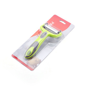 Éplucheur manuel 3-en-1 en acier inoxydable Hongxuan <span class=keywords><strong>HOHE</strong></span> pour légumes et fruits, outil de cuisine pour carottes, pommes de terre et plus - Product Image 1