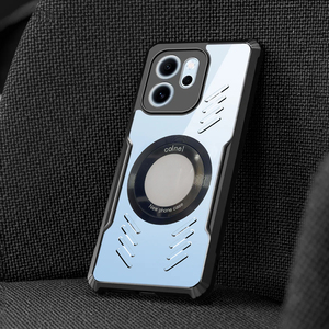 Custodia per <span class=keywords><strong>OPPO</strong></span> <span class=keywords><strong>Reno</strong></span> 14 14F 13 12 11 10 9 8T 7 6 PRO Lite, Trasparente con Cornice Airbag, Antipolvere, Dissipazione del Calore, Traspirante, <span class=keywords><strong>Cover</strong></span> per Esports - Product Image 3