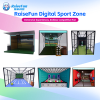 Machine de simulation de football interactive AR pour l'intérieur, jeu de sport interactif mural, entraînement de simulation de football AR