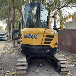 Mini-excavatrice sur chenilles SANY SY35U d'occasion, 3,5 tonnes, hydraulique, petite pelle compacte, faible nombre d'heures, pour travaux municipaux, prête à l'emploi - Product Image 5
