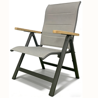 Chaise pliante en métal moderne, imperméable, légère, confortable, peu encombrante, empilable, écologique, pour l'extérieur, le jardin, la salle à manger, l'hôtel