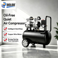 Compresseur d'air sans huile 1100W 7.0Bar 100L/min Haute efficacité Gonflage rapide pour travail pneumatique industriel continu
