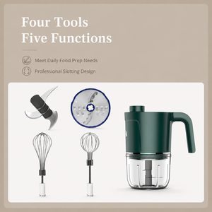 Robot culinaire multifonction Brinax 5 en 1 pour bébé, <span class=keywords><strong>hachoir</strong></span> à légumes électrique, fonctions de découpe, de mélange et de broyage sans fil et portables - Product Image 6